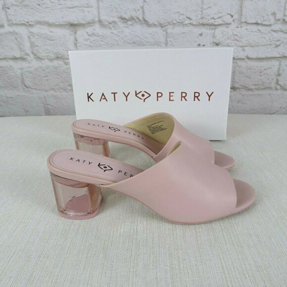 New Katy Perry The Landen Mules Sandals Pink 7 - Picture 5 of 11